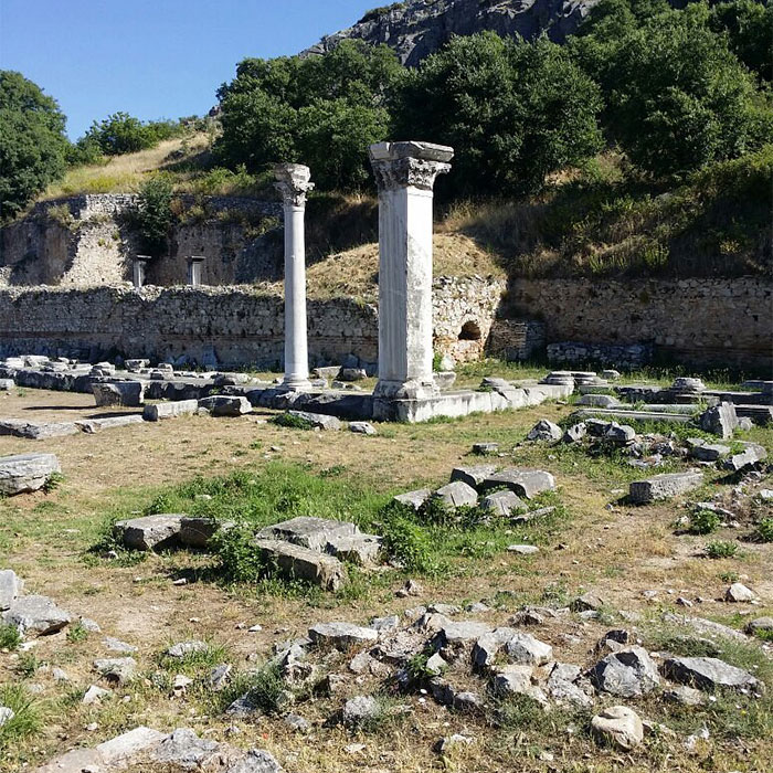 Archaeological site, Philippi Kavala