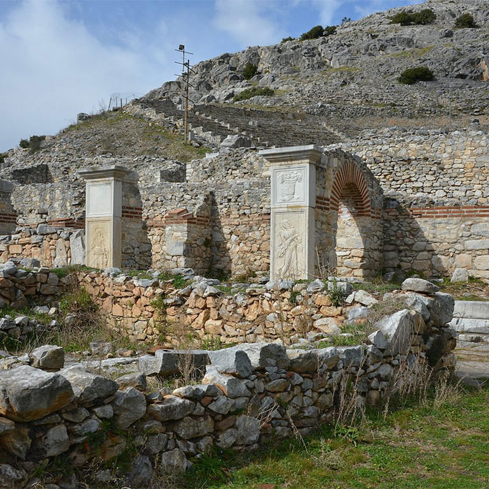 Archaeological site, Philippi Kavala